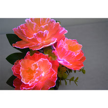 画像をギャラリービューアに読み込む, オレンジカーネーション<br> イルミネーション造花<br> 仏花／盆提灯／インテリア
