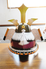 画像をギャラリービューアに読み込む, ペーパークラフト 紙兜<br>毛利元就　伊達政宗<br>戦国武将 2種類<br>端午の節句／五月人形
