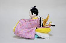 画像をギャラリービューアに読み込む, みやび雛 <br>桃色/薄藤(金襴) <br>平飾りセット　
